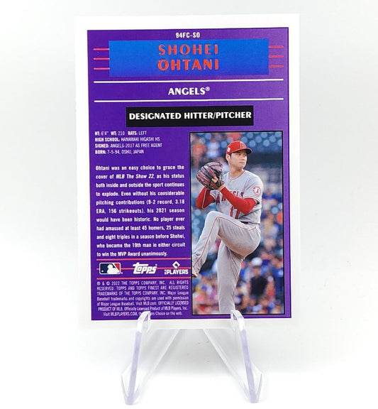 2022 TOPPS Finest Conner Store Shohei Ohitani #94FC-SO