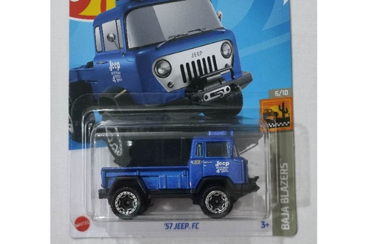 Hot Wheels '57 Jeep FC Baja Blazer 6/10, 218/250 (Blue)