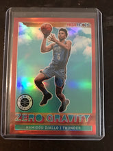 将图片加载到图库查看器,2019-22 Hoops Premium Stock Hamidou Diallo Zero Gravity Red #1 Oklahoma City Thunder