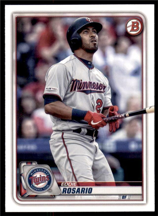 2020 Bowman Base #49 Eddie Rosario - Minnesota Twins