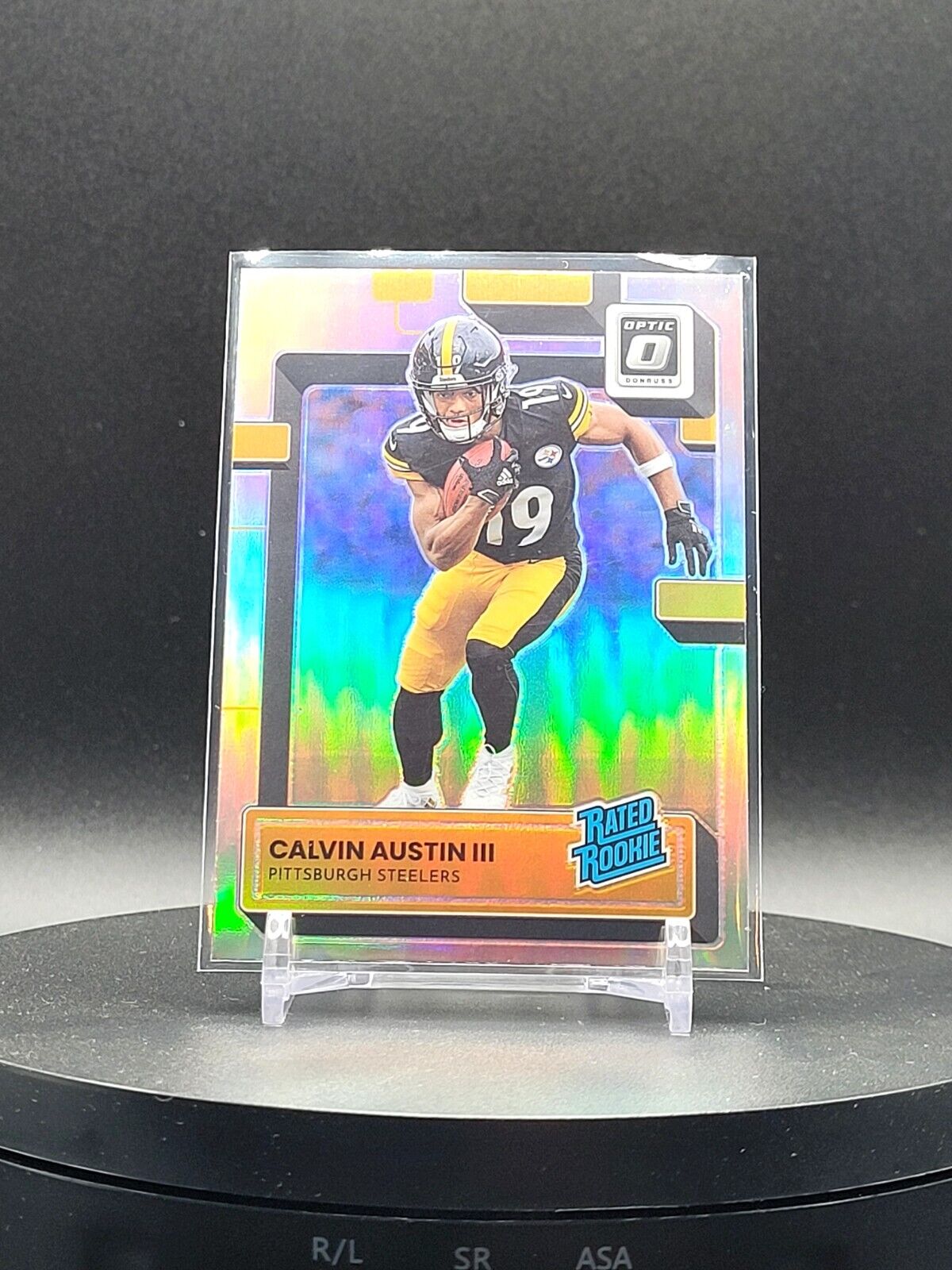 2020 Panini Optic Calvin Austin III Rated Rookie Silver Holo Prizm #236 Steelers