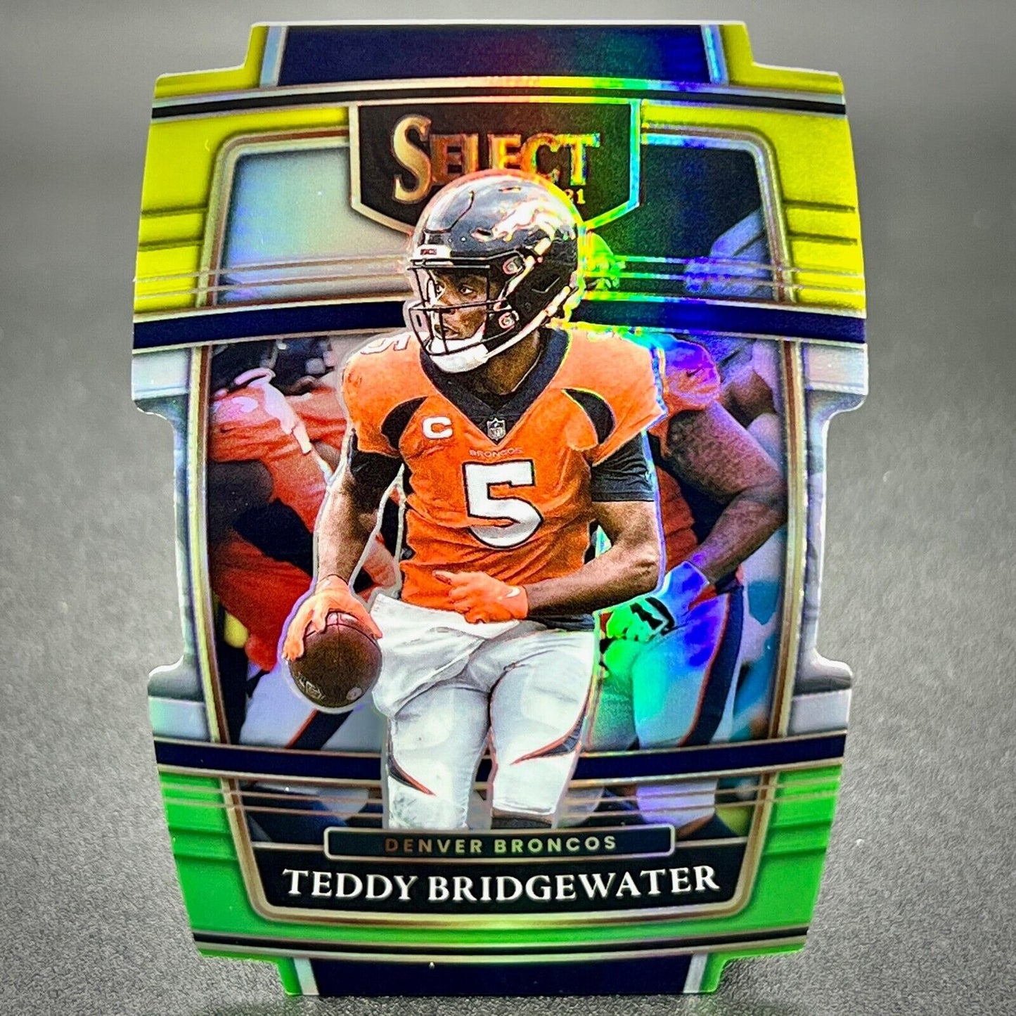 2021 Panini Select TEDDY BRIDGEWATER Die Cut #12 Denver Broncos - walk-of-famesports