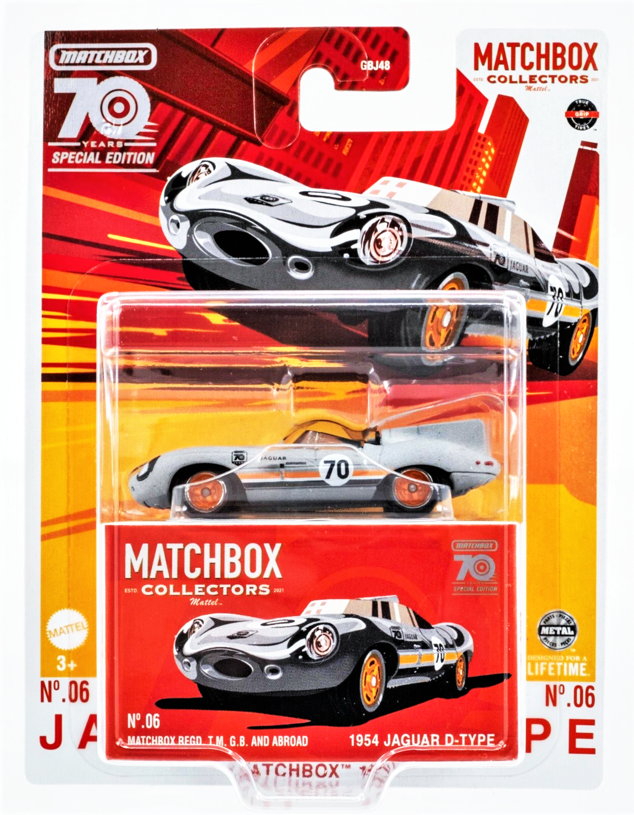 Matchbox Collectors 1954 Jaguar D-Type 70th Anniversary Special Edition