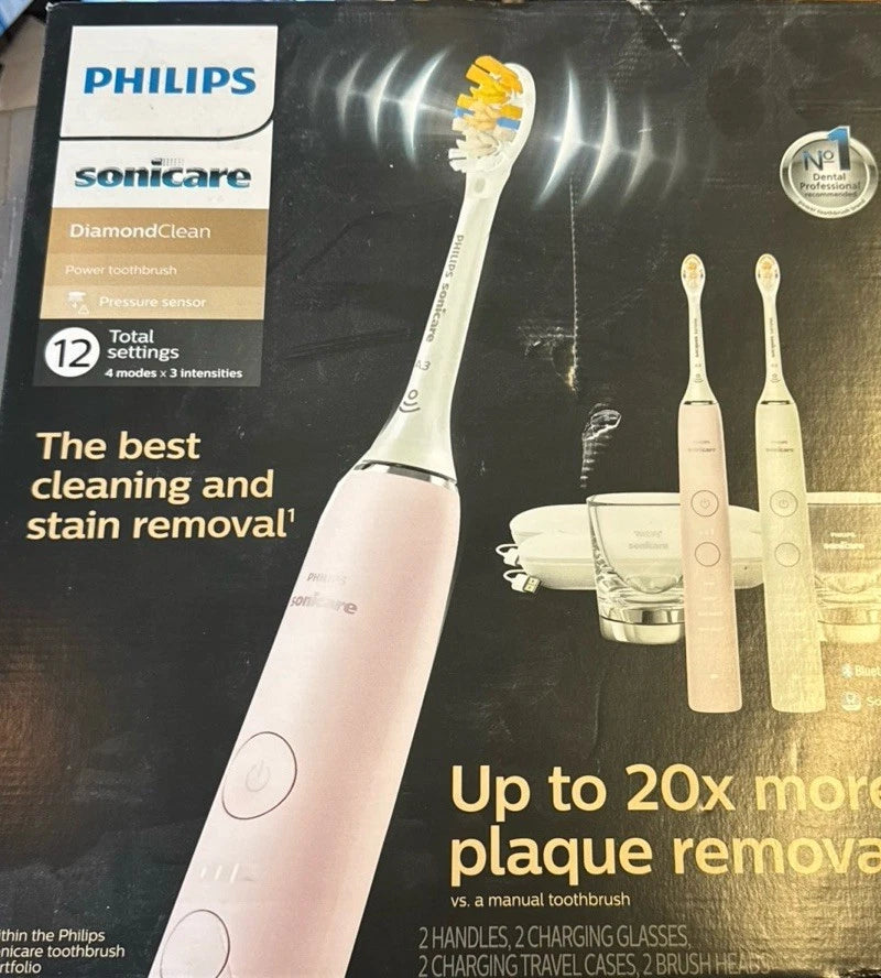 Philips Sonicare DiamondClean Connected Toothbrush Set of 2 Open Box