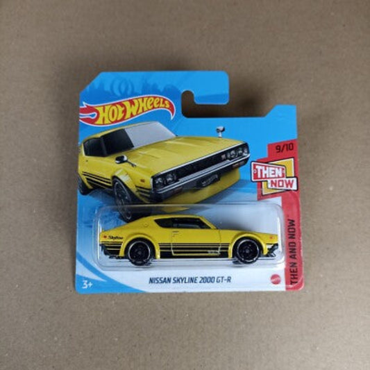 Hot Wheels Nissan Skyline 2020' GT-R, Then And Now 9/10 Yellow 180/250