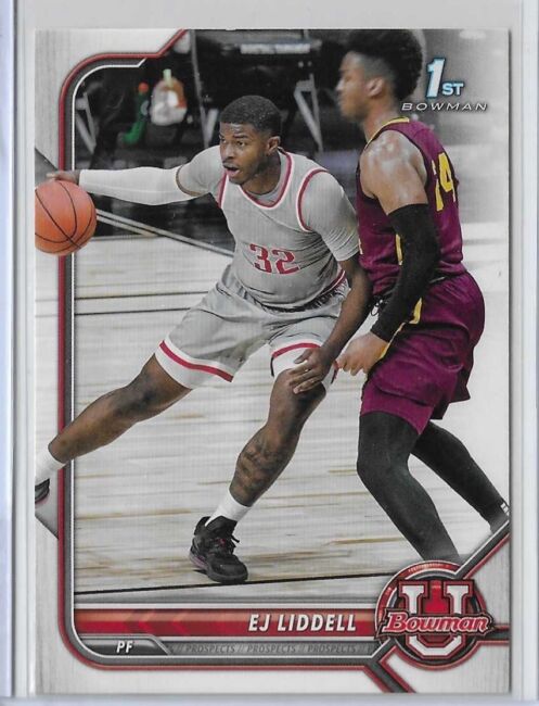 2022 Bowman University E.J. Liddell 1st Bowman #76