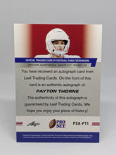 将图片加载到图库查看器,2022 Leaf Pro Set Metal Auto Payton Thorne #PSA-PT1