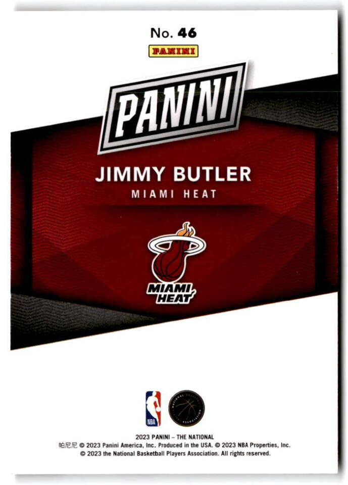 2023 Panini National Convention Jimmy Butler #46 Miami Heat's Silver Pack Promo