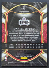 将图片加载到图库查看器,2021 Panini Select Red Shimmer Daniel Oturu RC #93 Los Angeles Clippers