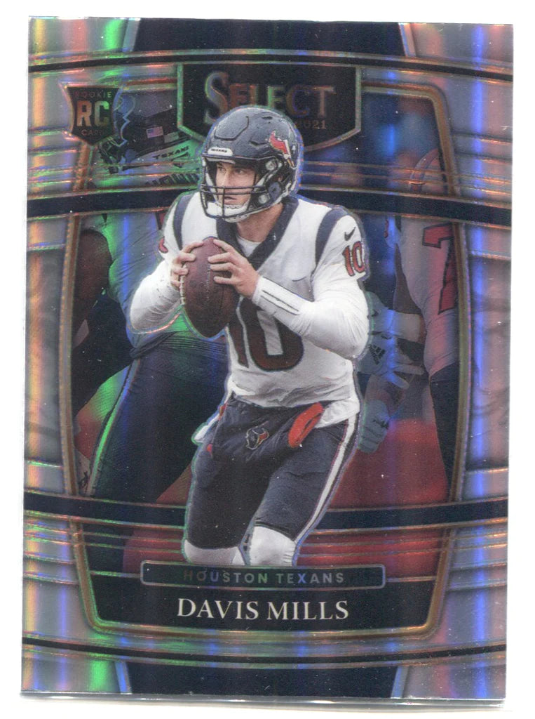 2021 Select Davis Mills Concourse Base Rookie Card RC #65 Houston Texans