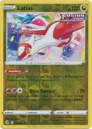 Sword and Shield Fusion Strike Reverse Holo 193 Latias