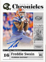 تحميل الصورة إلى عارض المعرض، 2020 Panini Chronicles Auto Rookie Freddie Swain #21