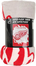 将图片加载到图库查看器,NHL Detroit Red Wings Micro Raschel Throw Blanket