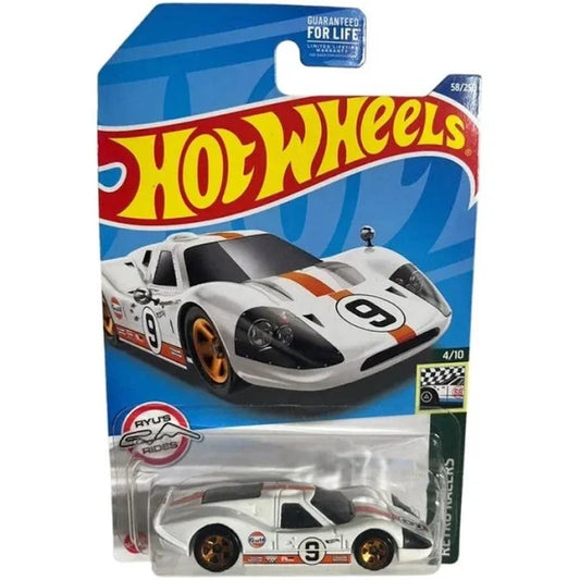 Hot Wheels '67 Ford GT40 Mk.IV Retro Racers 4/10 58/250 Ryus Riders