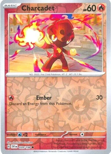 Scarlet and Violet Scarlet & Violet Reverse Holo 039 Charcadet