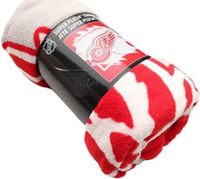 将图片加载到图库查看器,NHL Detroit Red Wings Micro Raschel Throw Blanket