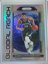 将图片加载到图库查看器,2021-22 Panini Prizm Global Reach #1 Giannis Antetokounmpo
