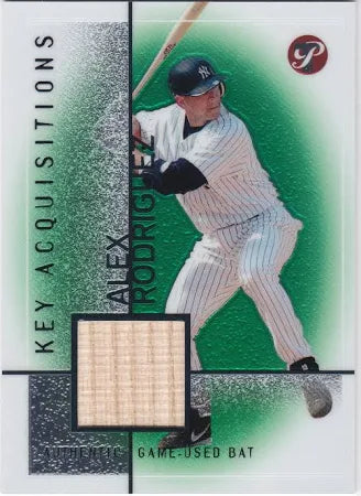 2004 Topps Pristine Key Acquisitions Bat relics Alex Rodriguez #KA-AR