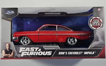 将图片加载到图库查看器,Jada Fast & the Furious Dom's Chevy Impala 1:32 Diecast