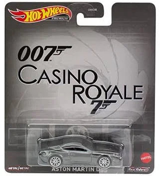 Hot Wheels Retro Entertainment - Back To The Future Toyota Truck, Batmobile, Jetsons, Casino Royale - Set of 5 Cars & Assorted