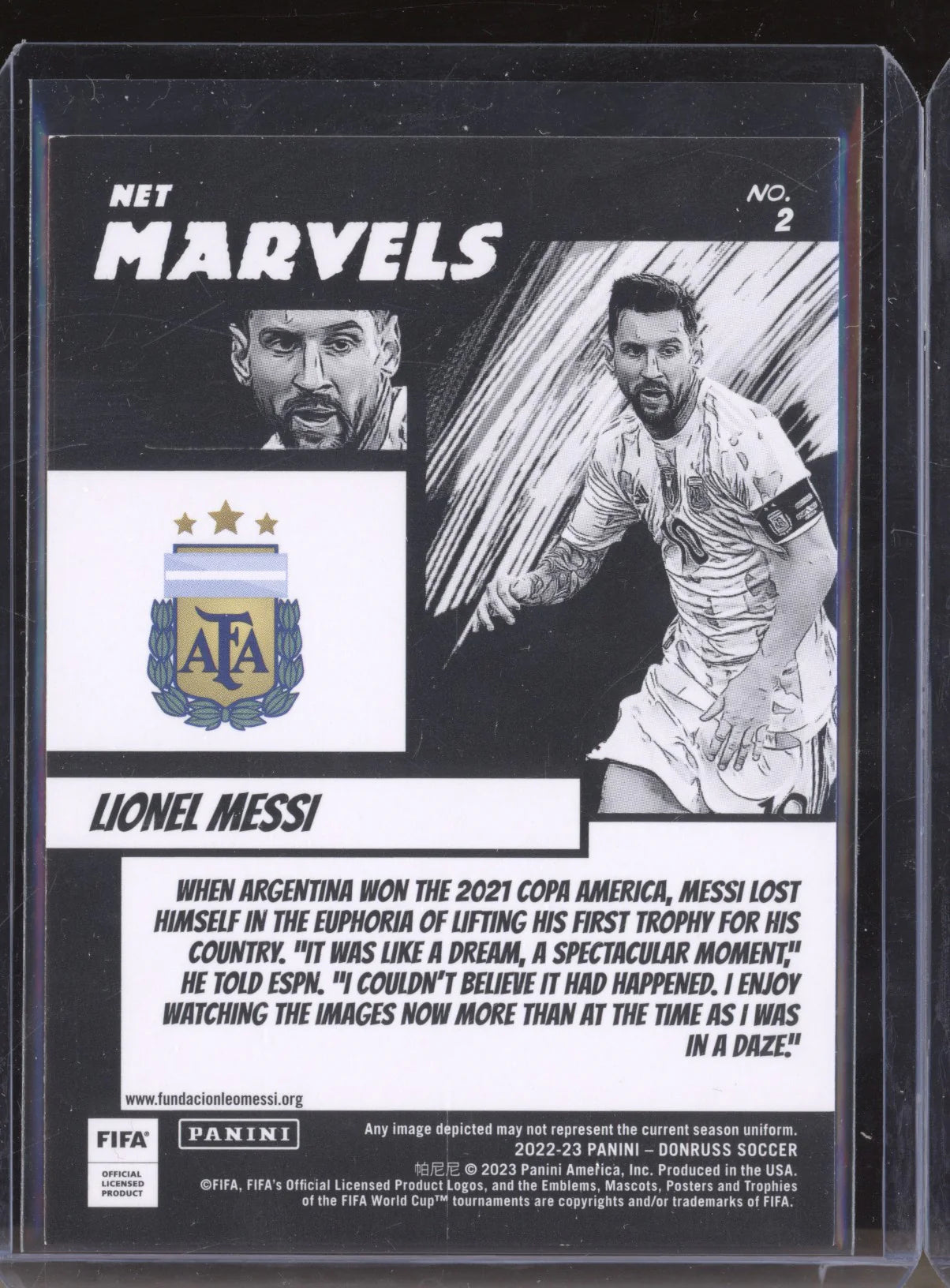 2022-23 Panini Donruss Net Marvels Lionel Messi #2