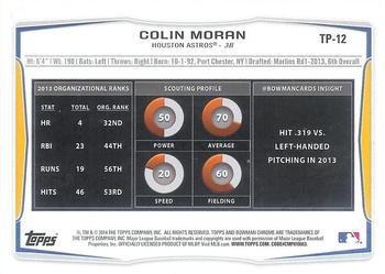 2014 Bowman Draft Top Prospects Colin Moran TP-12 Houston Astros