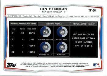 2014 Bowman Draft Top Prospects Ian Clarkin TP-56 New York Yankees