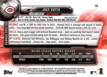 2017 Bowman Joey Votto # 16 Cincinnati Reds