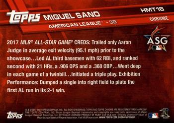 2017 Topps Chrome Update Miguel Sano AS HMT16 Minnesota Twins