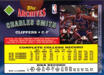 1992-93 Topps Archives Charles Smith #112 Los Angeles Clippers