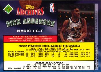 1992-93 Topps Archives Nick Anderson #115 Orlando Magic