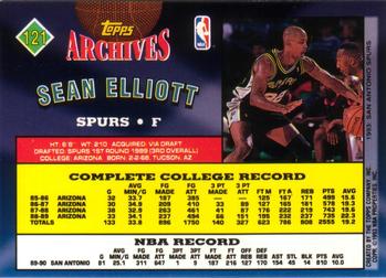 1992-93 Topps Archives Sean Elliott #121 San Antonio Spurs