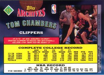 1992-93 Topps Archives Tom Chambers #15 San Diego Clippers