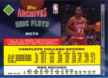 1992-93 Topps Archives Eric Floyd #26 New Jersey Nets