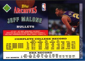 1992-93 Topps Archives Jeff Malone #37 Washington Bullets