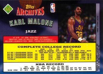 1992-93 Topps Archives Karl Malone #66 Utah Jazz