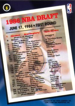 1992-93 Topps Archives Brad Daugherty DPK #6 Cleveland Cavaliers