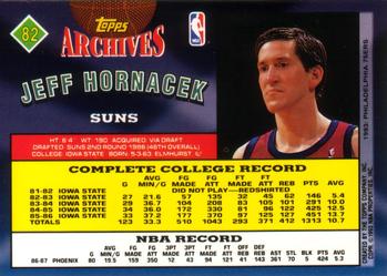 1992-93 Topps Archives Jeff Hornacek #82 Phoenix Suns