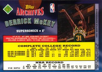 1992-93 Topps Archives Derrick McKey #95 Seattle SuperSonics