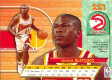 将图片加载到图库查看器,1992-93 Fleer Ultra Mookie Blaylock #221 Atlanta Hawks
