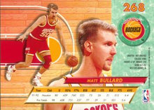 将图片加载到图库查看器,1992-93 Fleer Ultra Matt Bullard #268 Houston Rockets