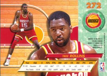 1992-93 Fleer Ultra Tree Rollins #272 Houston Rockets