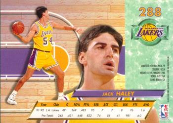 1992-93 Fleer Ultra Jack Haley #288 Los Angeles Lakers