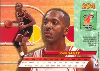 1992-93 Fleer Ultra John Salley #294 Miami Heat