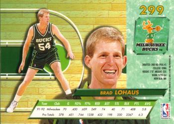 1992-93 Fleer Ultra Brad Lohaus #299 Milwaukee Bucks