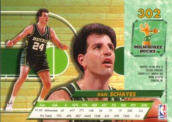 1992-93 Fleer Ultra Danny Schayes #302 Milwaukee Bucks