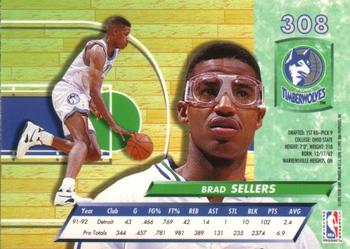 1992-93 Fleer Ultra Brad Sellers #308 Minnesota Timberwolves