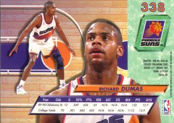 1992-93 Fleer Ultra Richard Dumas RC #338 Phoenix Suns