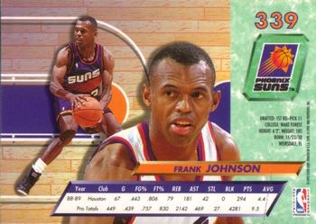 1992-93 Fleer Ultra Frank Johnson #339 Phoenix Suns
