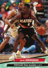 将图片加载到图库查看器,1992-93 Fleer Ultra Dave Johnson #344 Portland Trail Blazers